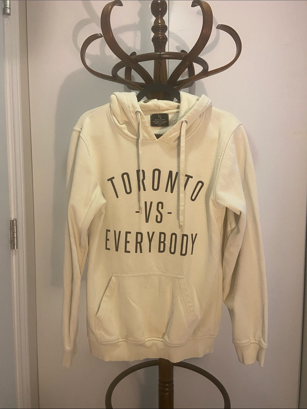 Peace Collective “Toronto vs Everybody” white Pullover Hoodie